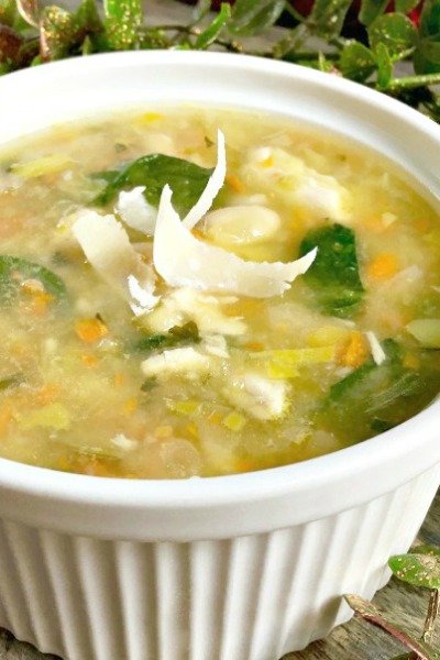 turkey white bean soup featured image