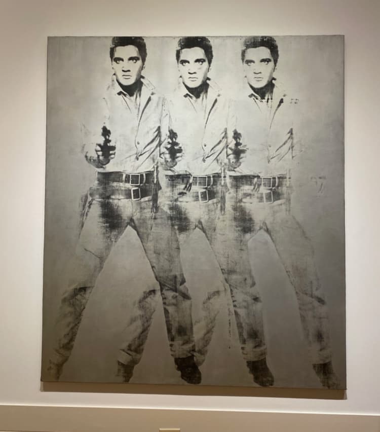 Three Elvis by Andy Warhol