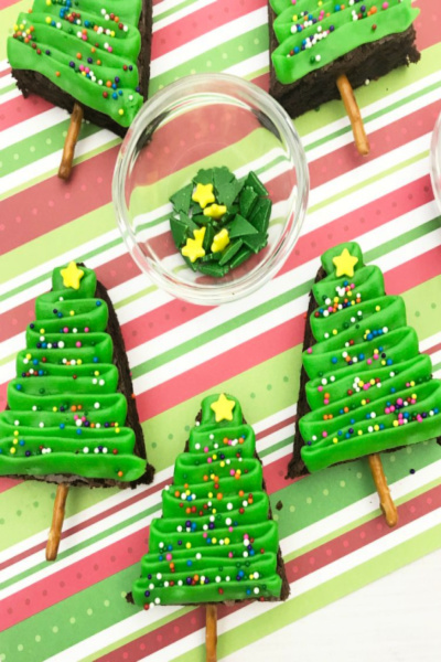 Christmas Tree Brownies – Holiday Brownies Made Simple