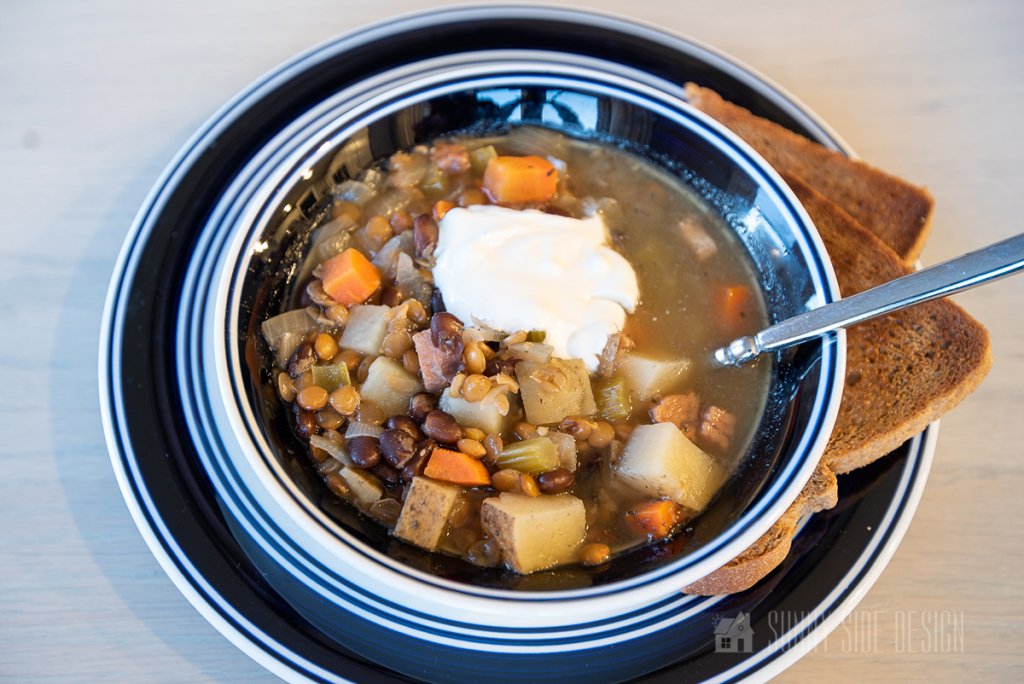 how-to-use-leftover-ham-my-home-and-travels lentil soup