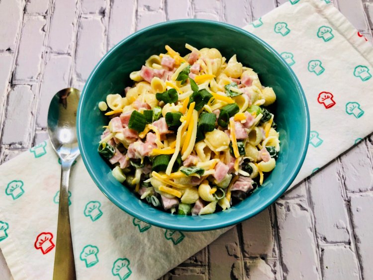 how-to-use-leftover-ham-my-home-and-travels pasta salad