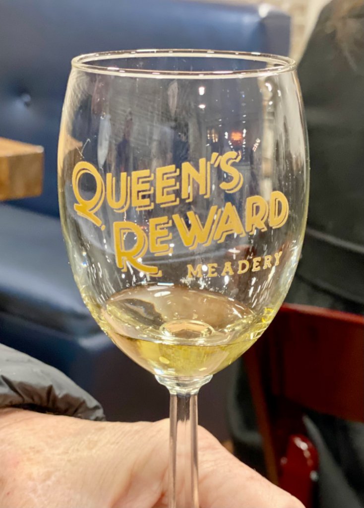 queens reward meadery my home and travels glass for tasting