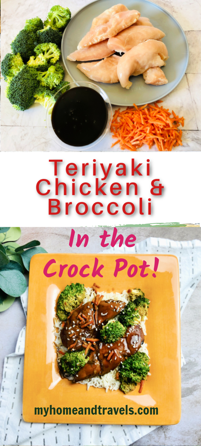 Slow Cooker Teriyaki Chicken With Broccoli - My Home And Travels