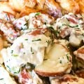 creamy red potato salad with fresh herbs my home and travels
