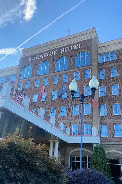 Staying at the Carnegie Hotel in Johnson City Tennessee