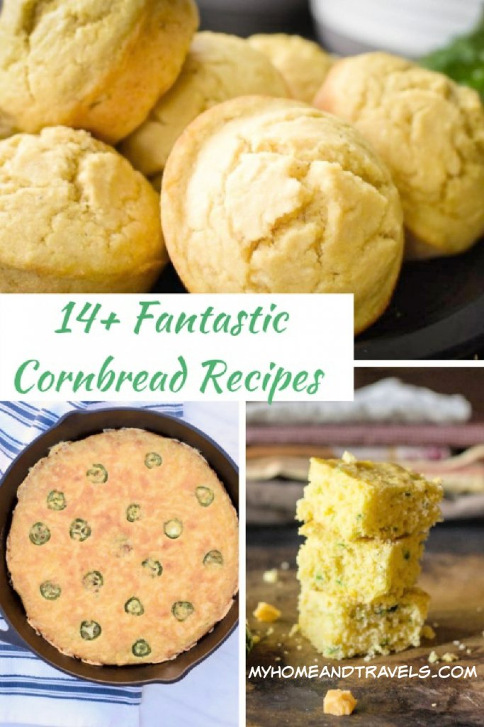 cornbread recipes my home and travels pinterest image