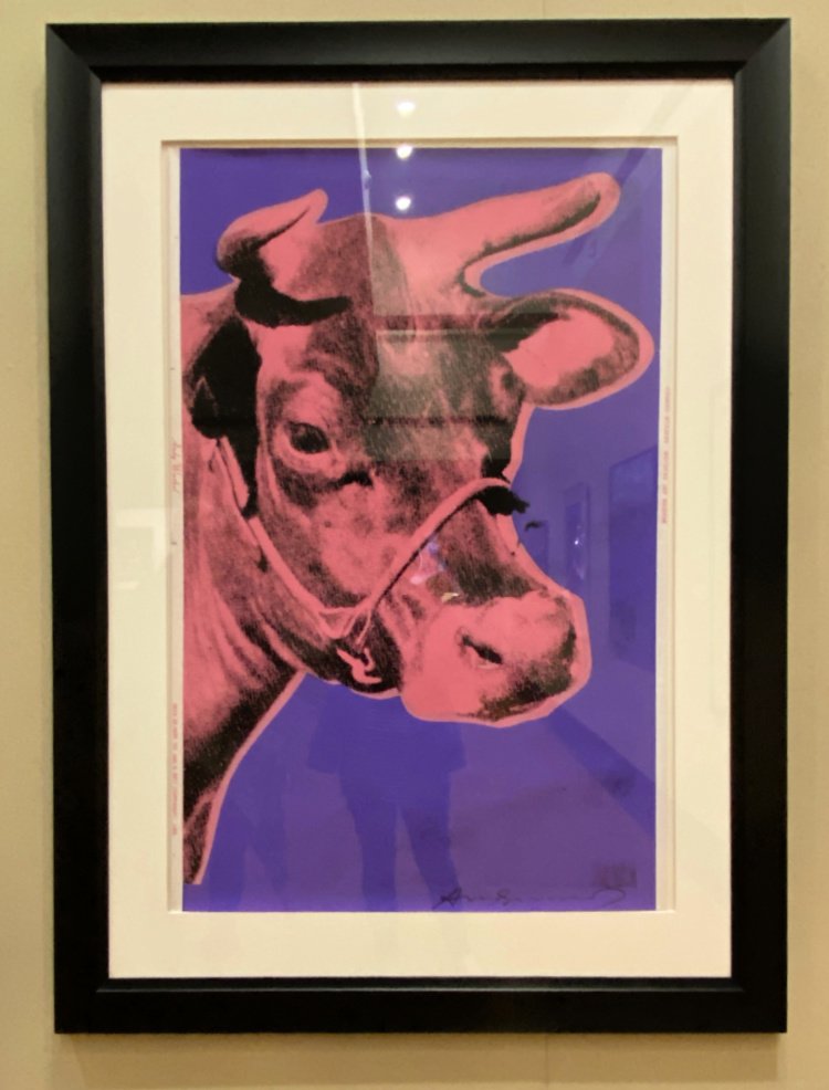 andy-warhold-museum-pittsburgh-my-home-and-travels- cow painting lauren rogers