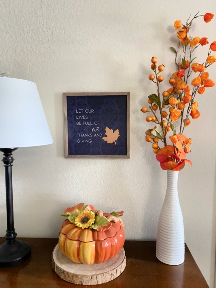 easy fall decorating my home and travels  buffet setting