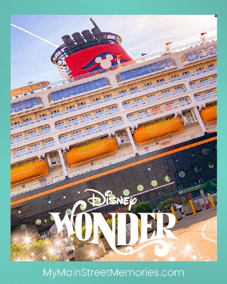 using a disney planner my home and travels  wonder cruise ship