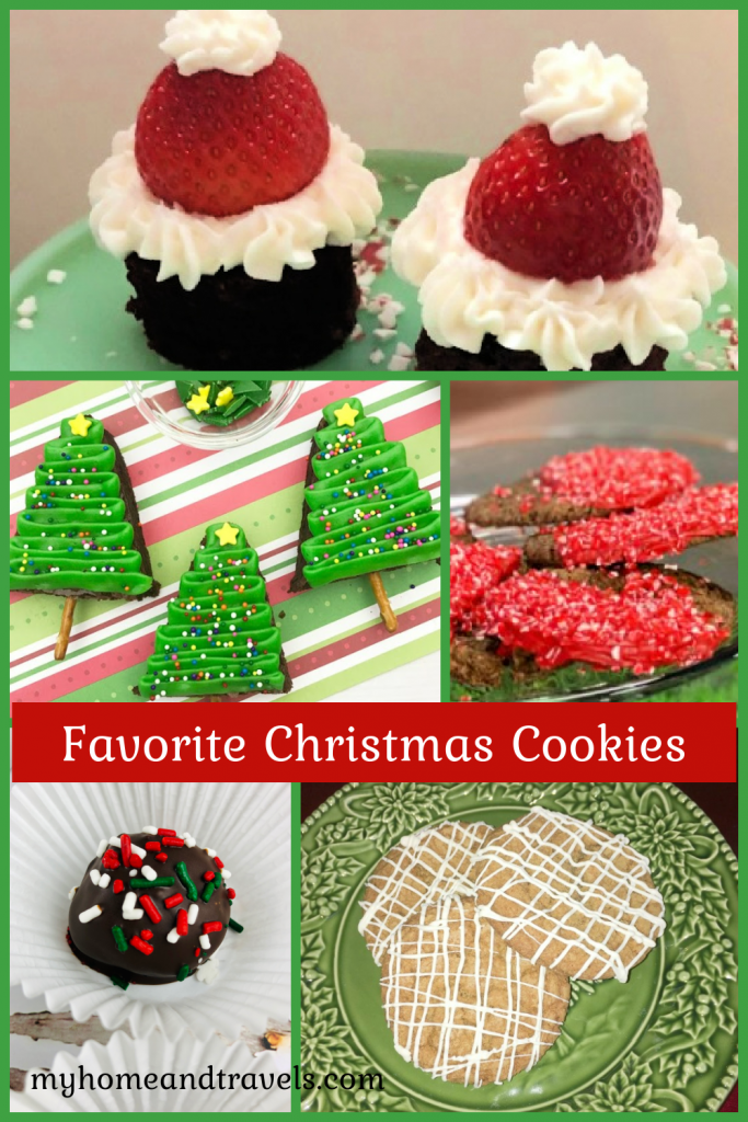 favorite christmas cookies my home and travels pinterest image