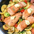 Crispy Pan Seared Salmon With Herb Butter my home and travels featured image