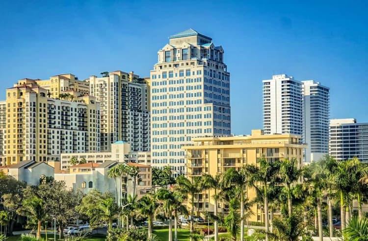 West-Palm-Beach-skyline-pretty-city-in-florida-my-home-and-travels