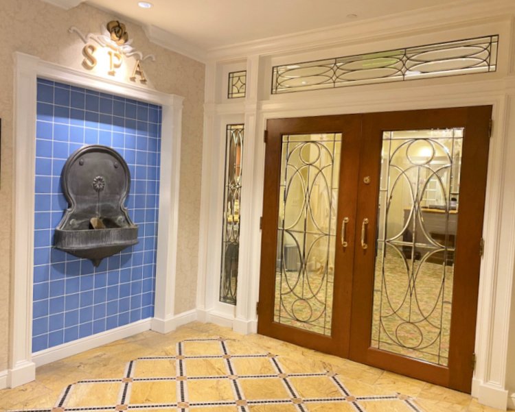 touring-the-hotel-hershey-pennsylvania-my-home-and-travels spa entrance