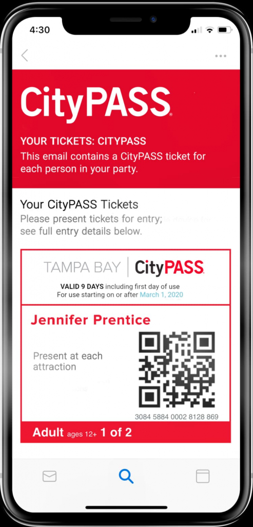 tampa citypass my home and travels mobile ticket