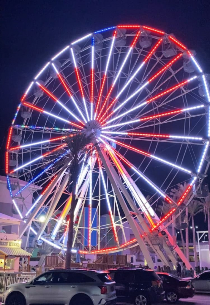 Ferris Wheel at The Wharf  gulf shores awesome to do