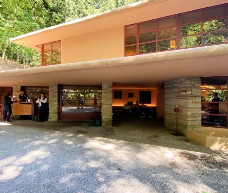 fallingwater frank lloyd wright my home and travels carport