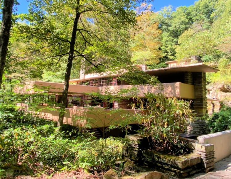 fallingwater frank lloyd wright my home and travels home