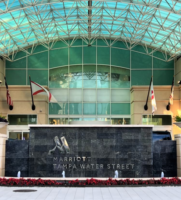 Tampa Marriott Water Street My Home and Travels front entry