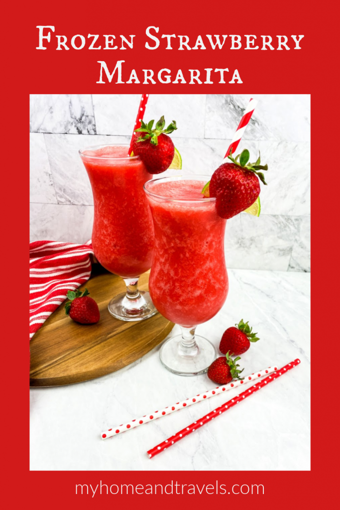 my home and travels strawberry margarita