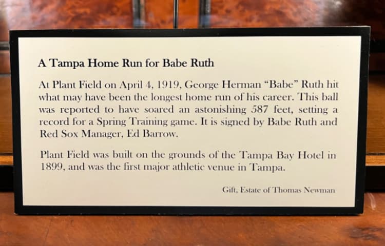 tampa-riverwalk-pass-my-home-and-travels description of babe ruth home run