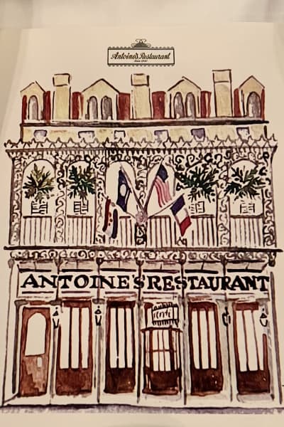 Dining at Antoine’s in New Orleans