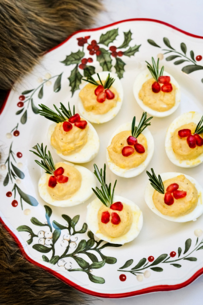holiday deviled eggs my home and travels feature image