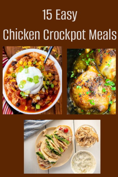 15 Easy Crockpot Chicken Recipes