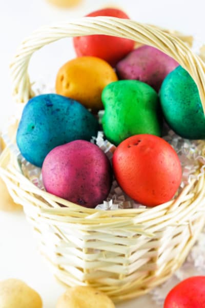 How to Dye Potatoes Instead of Eggs for Easter