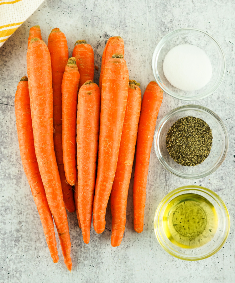 ingredients air fry carrots my home and travels