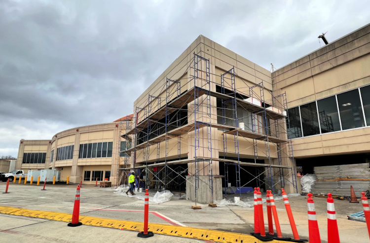 Construction at CHA Airport