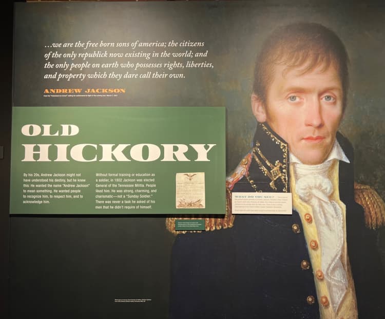 The Hermitage Old Hickory Sign