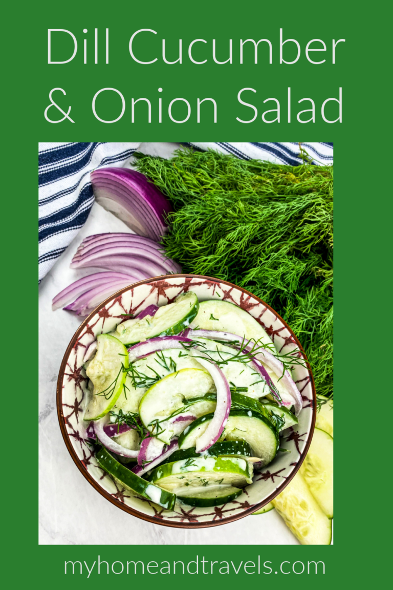 Dill Cucumber and Onion Salad My Home and Travels