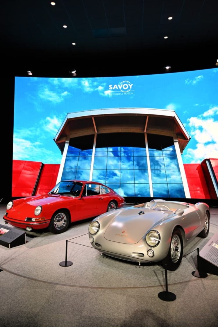 Theater with Cars on Display