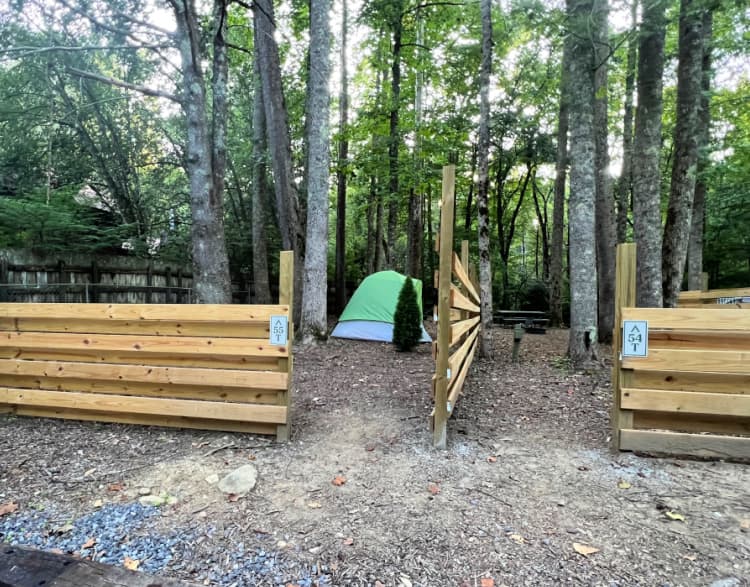 Private Tent Sites