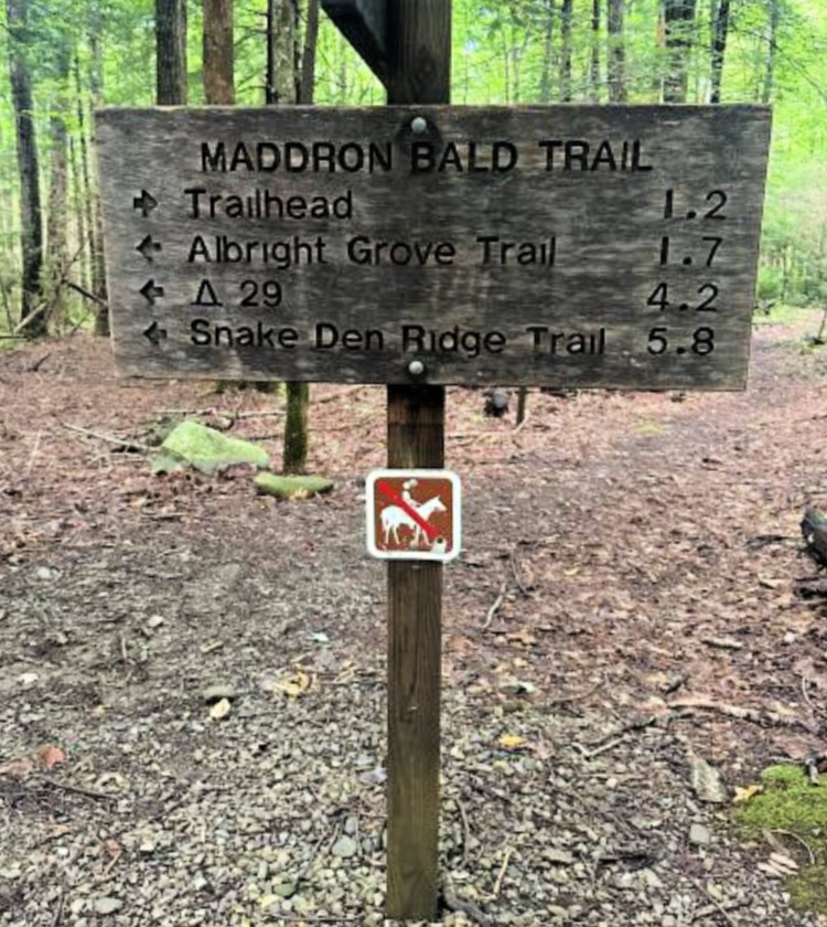 Trail sign