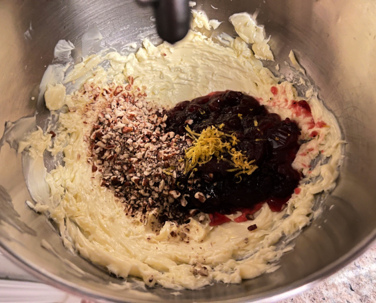 whipped cranberry butter my home and travels mixing