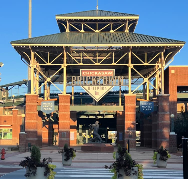 skirvin hilton hotel my home and travels chickasaw ballpark