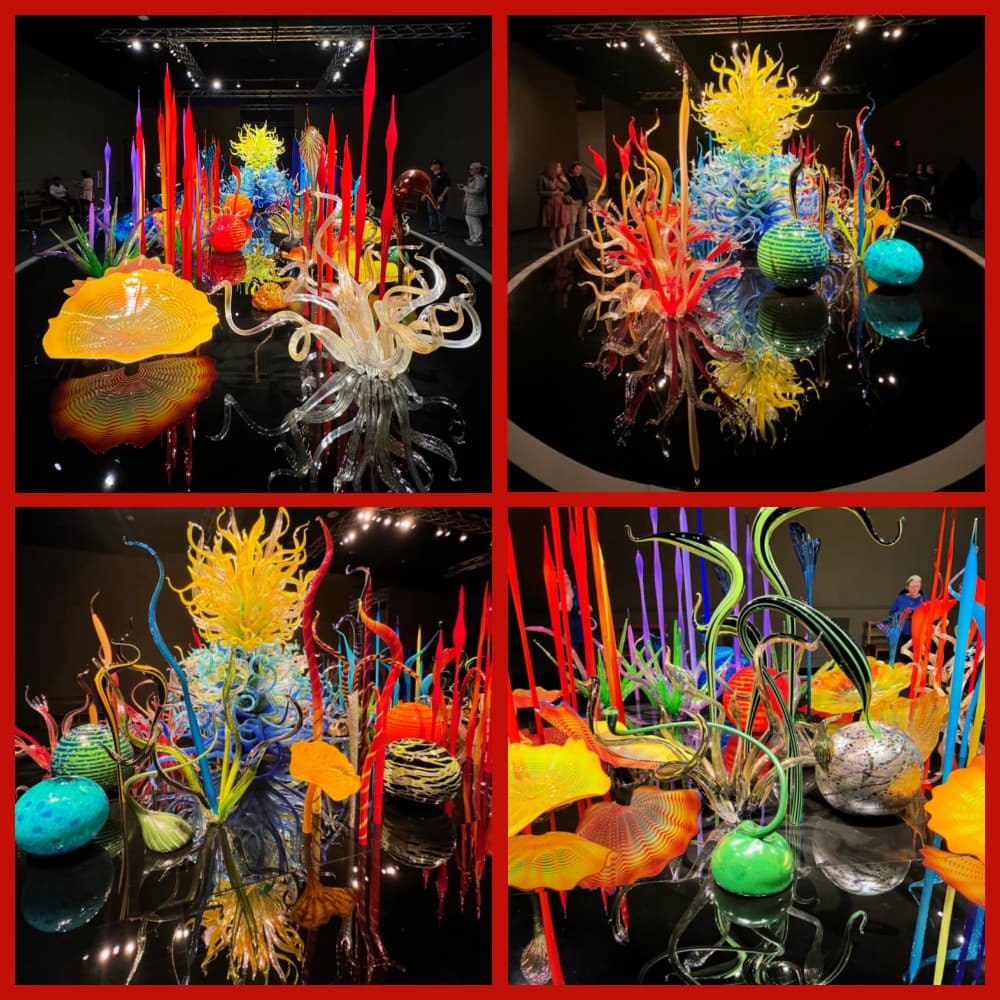 chihuly at biltmore my home and travels collage 