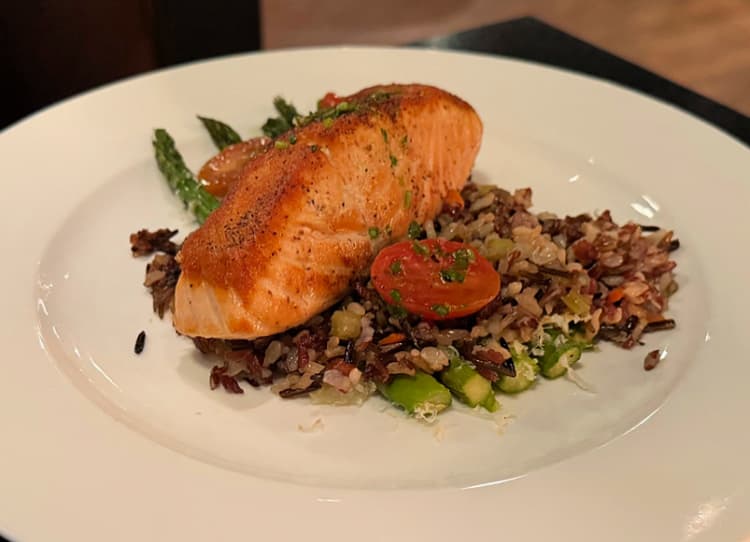 the-otis-hotel-austin-my-home-and-travels-salmon dinner