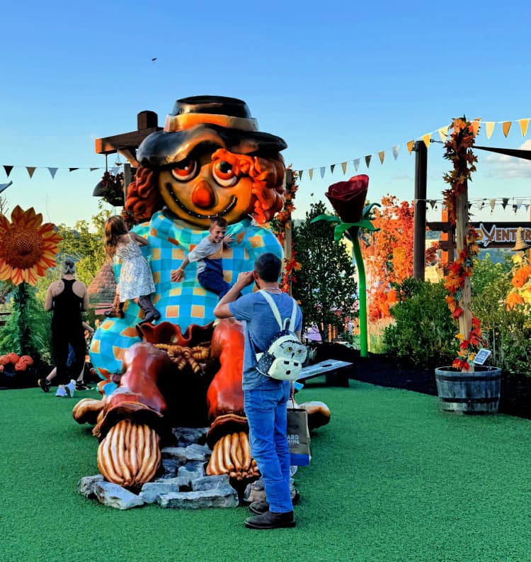 Fall Fun Awaits - Exploring Anakeesta and Bear-Varian Festival in Gatlinburg scarecrow playground