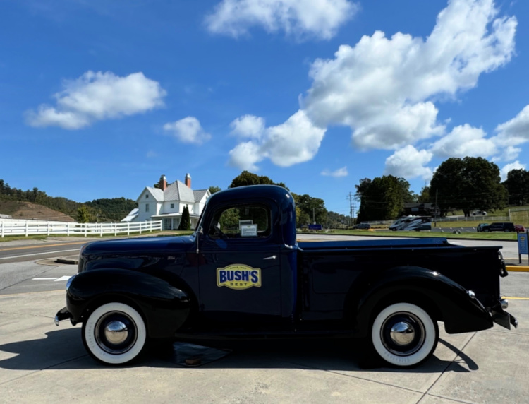 my home and travels bush's bean museum old replica truck