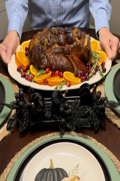 Easy Brown Sugar and Bourbon Glazed Ham - Even Make it in the Crock Pot featured image