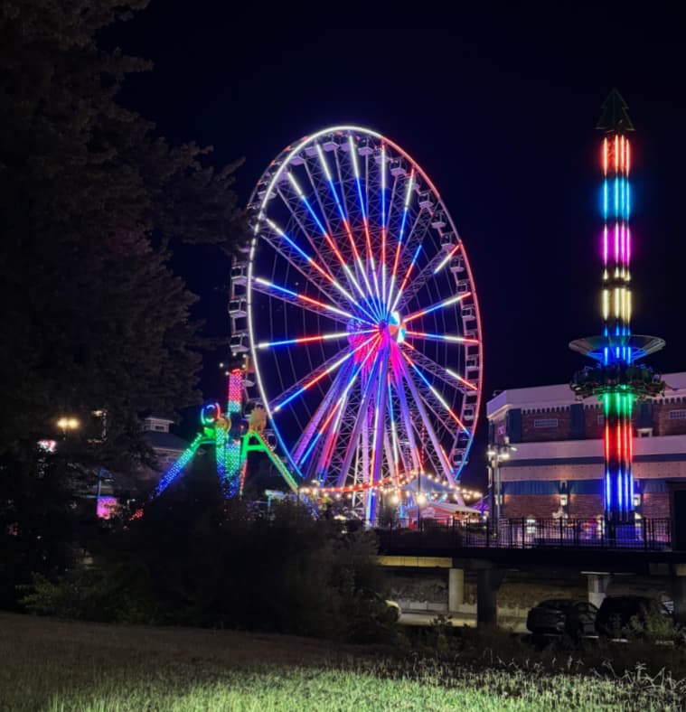 chuckwagon-cookoff-pigeon-forge-my-home-and-travels the island ferris wheel