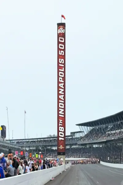 Attending My First Indy 500 Race pole sign feature image