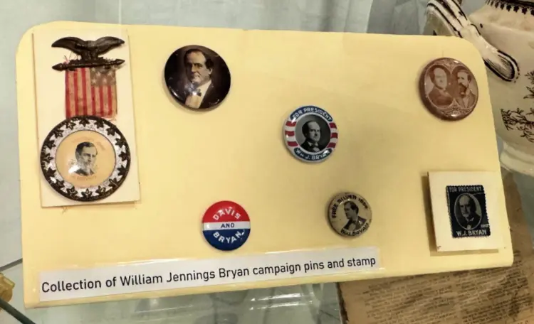  election buttons in musesum
