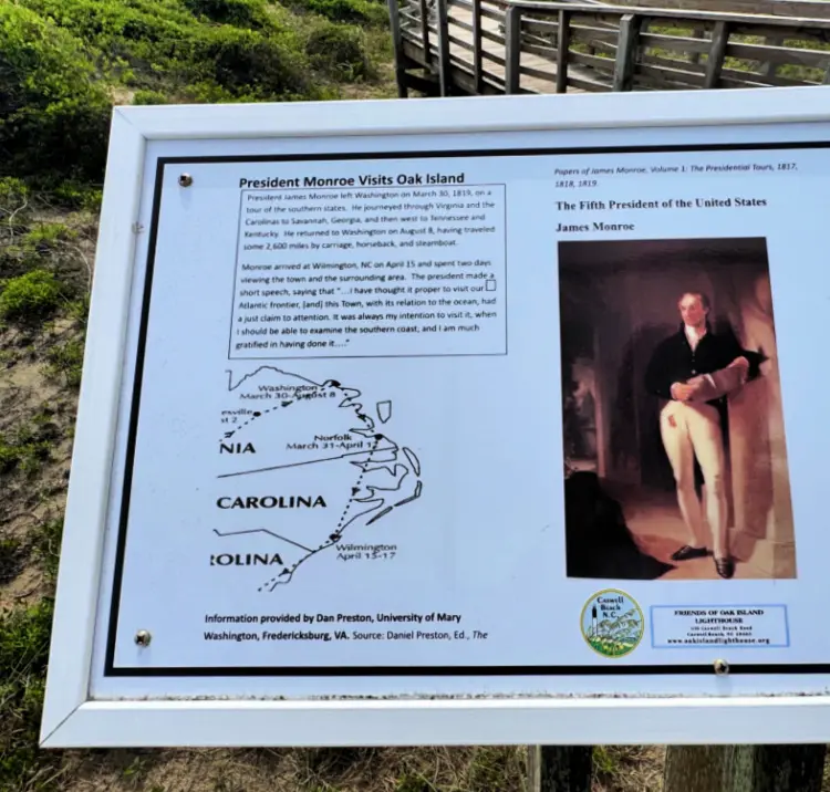 oak island lighthouse my home and travels james monroe visit