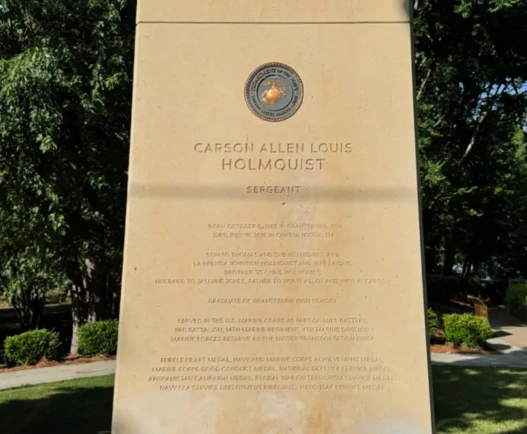 fallen five wreath of honor my home and travels   names of fallen