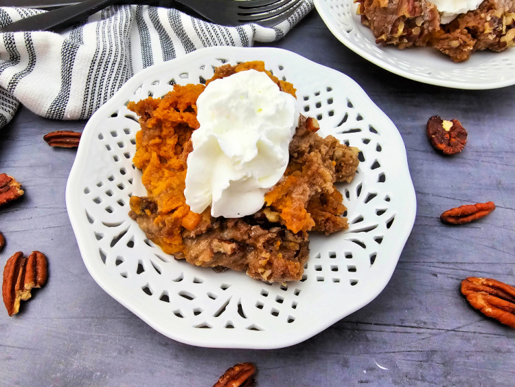 Crockpot-Pumpkin-Dump-Cake-my-home-and-travels serving