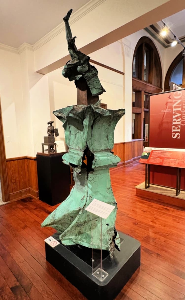 visiting clarksville spire from tornado