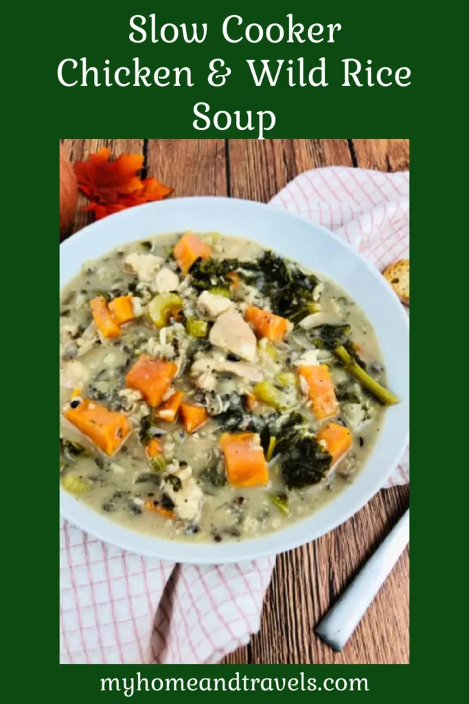 chicken and wild rice crock pot my home and travels pinterest image